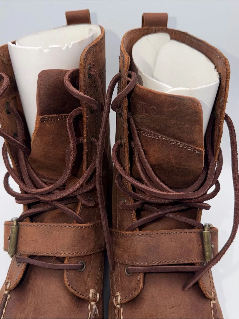 Polo Ralph Lauren Ranger Boots Tan Men’s Size 12D 00001934